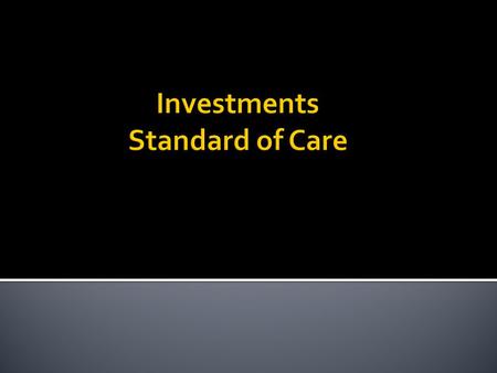  Trustee must invest following the appropriate standard of care.  Personally liable for failure to do so.  But, trustee is not an insurer; only liable.