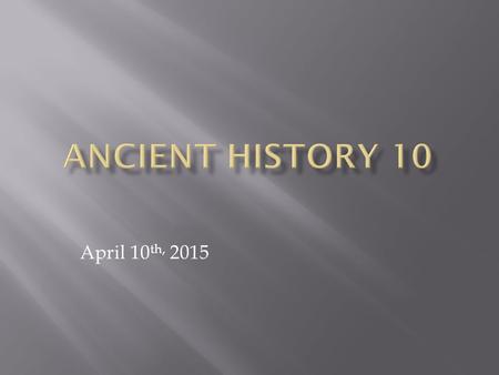 April 10 th, 2015.  The middle Kingdom 2030- 1640  The Egyptians had created monumental building projects that would rival any throughout time  These.