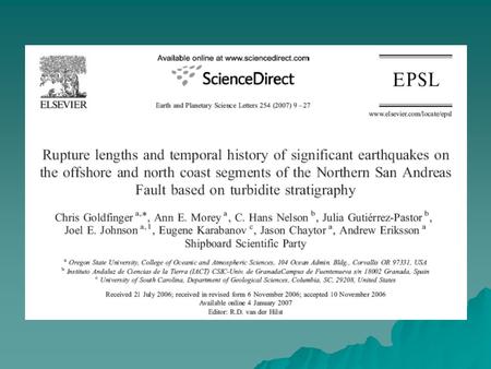 Introduction  Sediments are transported and deposited by density flow, not by tractional or frictional flow.  Bouma sequence: from conglomerates at.