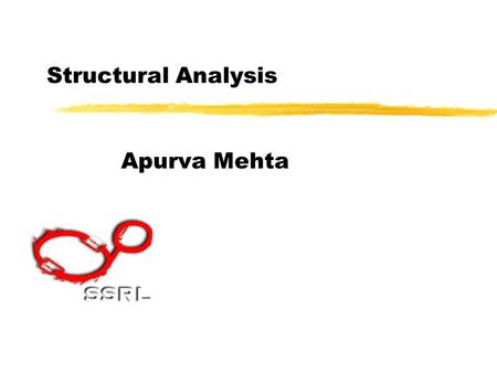 Structural Analysis Apurva Mehta. Physics of Diffraction X-ray Lens not very good Mathematically Intersection of Ewald sphere with Reciprocal Lattice.