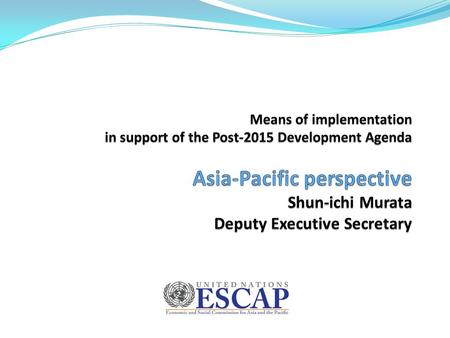 New & strengthened mandates Rio+20 outcomes: Assist countries in integration of the three dimensions of sustainable development Quadrennial Comprehensive.