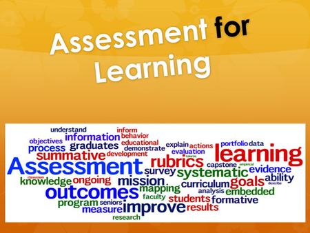 Assessment for Learning