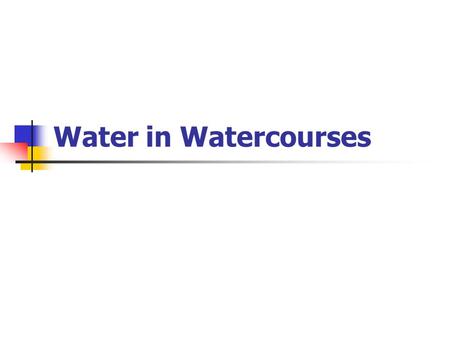 Water in Watercourses. Riparian Rights System What is riparian land? Land that is: 1. Adjacent to a watercourse, and 2. In the same watershed (drains.