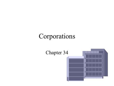 Corporations Chapter 34.