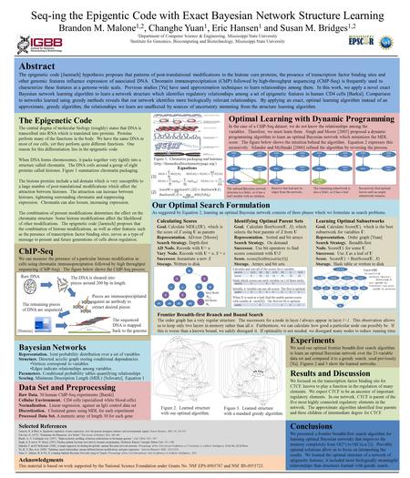 Experiments We used our optimal frontier breadth-first search algorithm to learn an optimal Bayesian network over the 23-variable data set and compared.