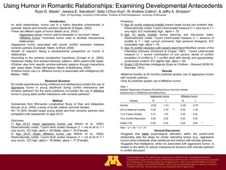 Introduction In adult relationships, humor use is a highly desirable characteristic in potential friends and romantic partners (Sprecher & Regan, 2002)