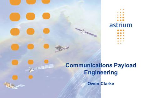 Communications Payload Engineering