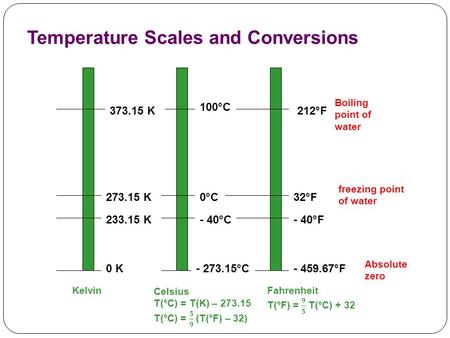 Unit 1 - Temps, SFs, Dimensional Analysis