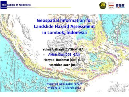 Yukni Arifianti (CVGHM, GAI) Heryadi Rachmat (GM, GAI)