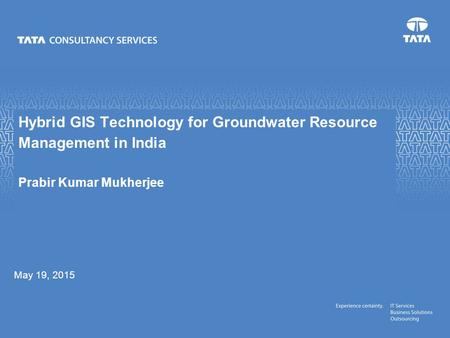 Agenda Introduction Need for Groundwater Resource Management