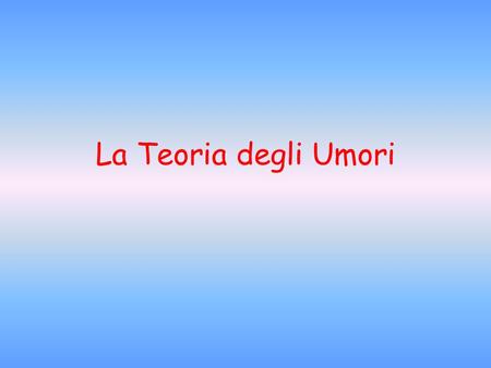 La Teoria degli Umori. Optike Glasse Of Humours (TEACHING SHAKESPEARE at the Folger Library) © 2002 Folger Shakespea re Library Classical medicine taught.