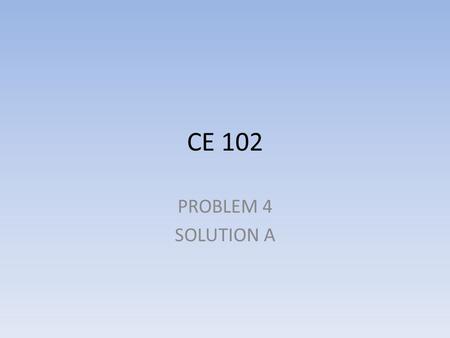 CE 102 PROBLEM 4 SOLUTION A. Problem Time required to fill Reser Stadium with a fire hose (assuming no leaking or seeping during the process). Given: