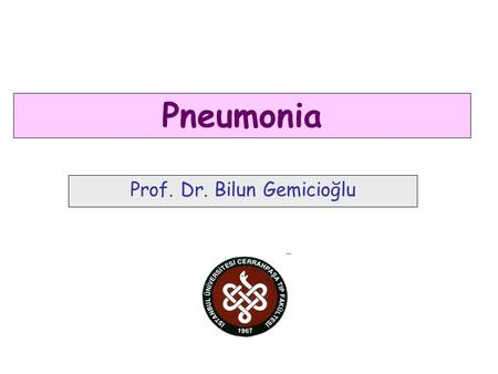 Prof. Dr. Bilun Gemicioğlu