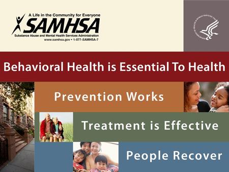 Suicide Prevention,Warning Signs and the National Strategy Richard McKeon Ph.D., MPH Branch Chief, Suicide Prevention SAMHSA.