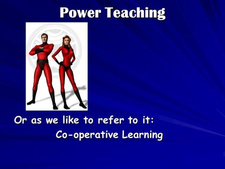 Co-operative Learning