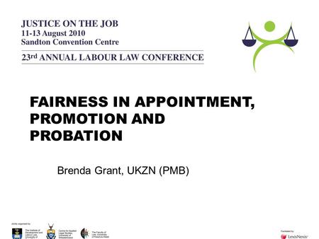 FAIRNESS IN APPOINTMENT, PROMOTION AND PROBATION