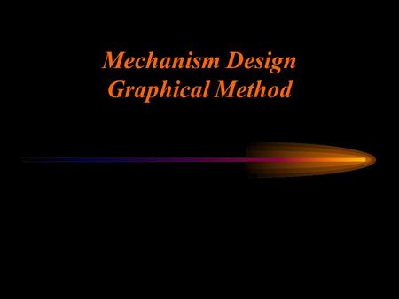 Mechanism Design Graphical Method