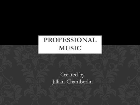 Created by Jillian Chamberlin. *Designated area of focus *Educational plan designed for mastery of the area *Completion of a major final project equal.