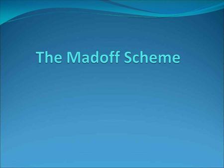 Introduction Bernard Lawrence Bernie Madoff; (born April 29, 1938) is an American former financier and convicted felon. Madoff, who once served as a.