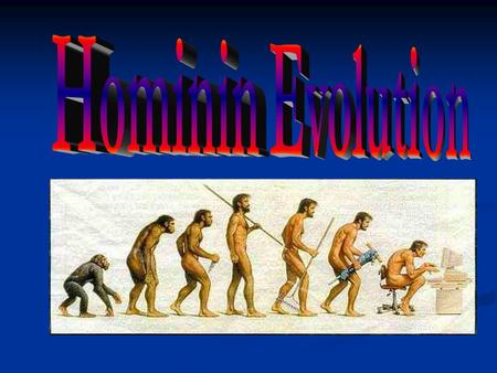 Definitions Hominin – term that refers to humans and their extinct erect-walking ancestors. They belong to the tribe homini. Hominin – term that refers.