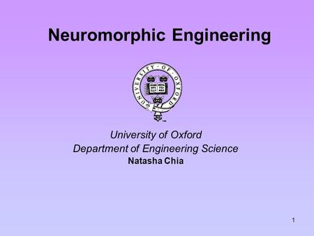 Neuromorphic Engineering