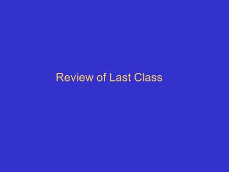 Review of Last Class. Element vs. molecule Ionic bond vs. covalent bond Polar vs. nonpolar Hydrogen bond vs. van der Waals force Hydrophilic vs. hydrophobic.