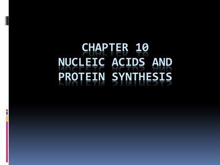  DNA = DeoxyriboNucleic Acid – stores and transmits the genetic information that tells cells which proteins to make and when to make them.  DNA is made.