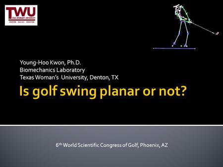 Is golf swing planar or not?