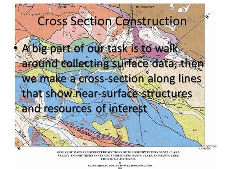 Cross Section Construction