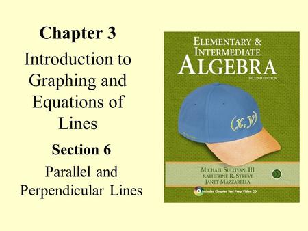 Chapter 3 Introduction to Graphing and Equations of Lines