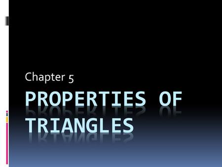 Chapter 5. Vocab Review  Intersect  Midpoint  Angle Bisector  Perpendicular Bisector  Construction of a Perpendicular through a point on a line Construction.