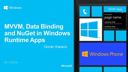 WinRT Apps 23.10.2014..  