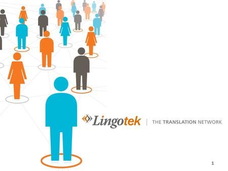 1. THE TRANSLATION NETWORK Case Studies 2 THE TRANSLATION NETWORK6 Intel OSTC uses Drupal for localization for the Tizen initiative into 6 languages.