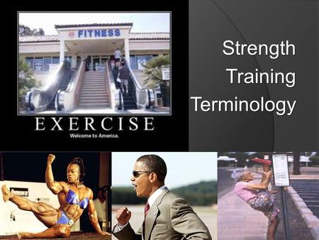 StrengthTrainingTerminology. Muscle Actions  3 Muscle actions Eccentric: Elongating of the muscle Concentric: Shortening of the muscle Isometric: Static.