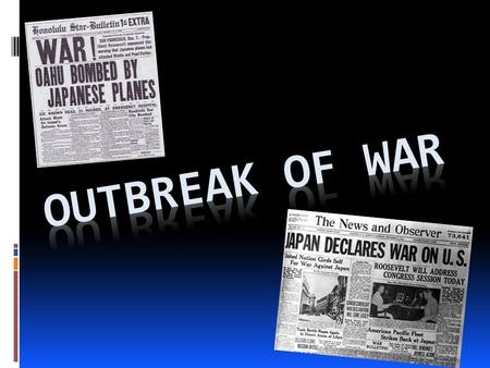 Review of what has already happened in Europe and diplomatically with the US  Rhineland  Austria  Czechoslovakia  Poland  Holland, Belgium  France.