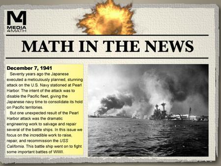 Pearl Harbor The Japanese attacked “Battle Ship Row” in successive waves of attacks. Several key battle ships are highlighted here. USS Nevada USS Arizona.