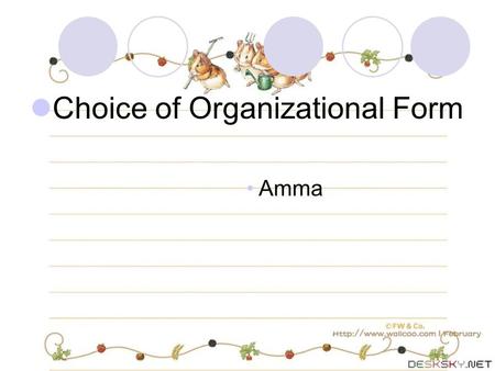 Choice of Organizational Form Amma. Facts Brigg has operated a landscaping business, Good Earth Landscaping, as a sole proprietorship. He has done most.