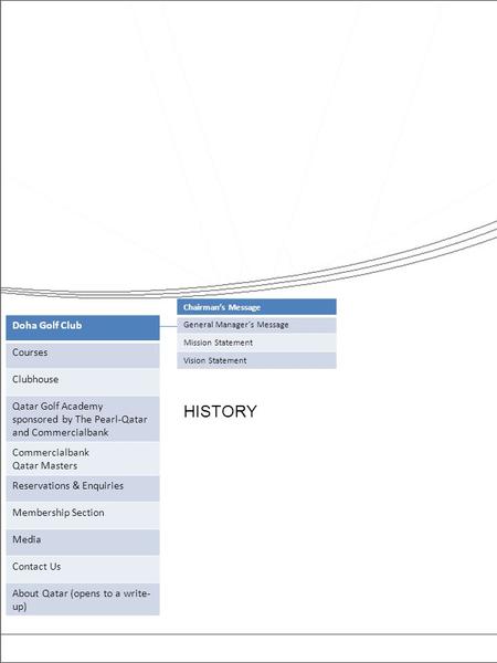 Doha Golf Club Courses Clubhouse Qatar Golf Academy sponsored by The Pearl-Qatar and Commercialbank Commercialbank Qatar Masters Reservations & Enquiries.
