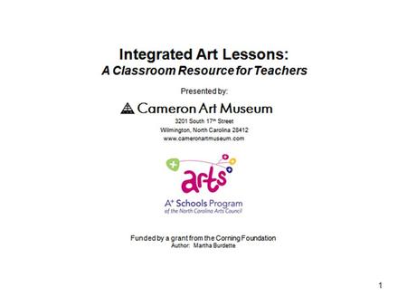 1. 2 LESSON SIX Integrated Concepts Visual Art and Language Arts: setting, main idea and details, compare and contrast Social Studies: space, rural, suburban.