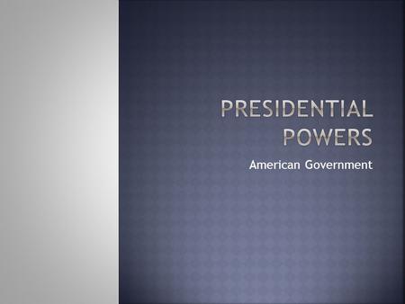 American Government.  The national budget must be balanced. The public debt must be reduced; the arrogance of the authorities must be moderated and.