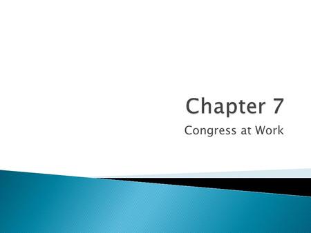 Congress at Work.  1,000 of bills go to Congress every session, only about 100 are made into laws...why do you think that is?  How are bills killed?