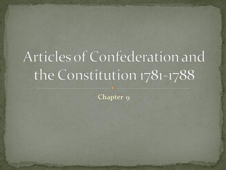 Chapter 9. Greater equality among all social classes (rich/poor) Fought together during the war, bred a sense of equality Voting rights expanded—land.