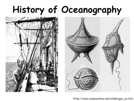 History of Oceanography