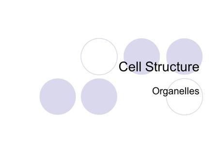 Cell Structure Organelles.