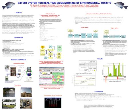 The expert system toxicity detection algorithm was compared with the current algorithm using data gathered by the USACEHR research team during several.