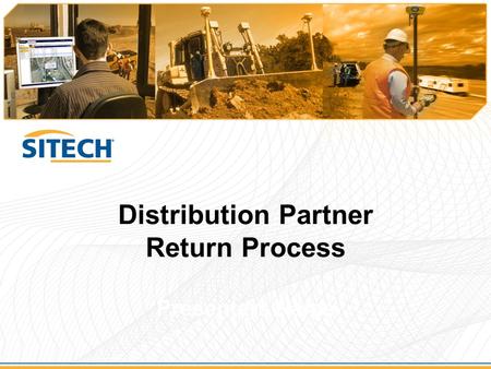 Distribution Partner Return Process