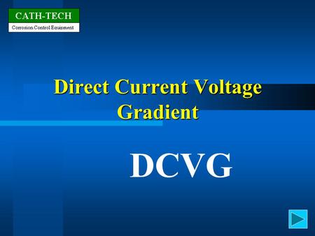 Direct Current Voltage Gradient