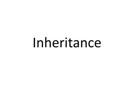 Inheritance. class RECTANGLE inherit POLYGON RECTANGLE includes features of POLYGON r: RECTANGLE; p: POLYGON Polymorphism p := r -- legal assignment Dynamic.