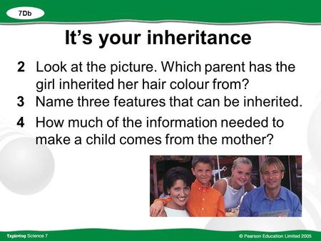 7Db It’s your inheritance