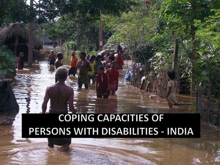 HI Operational areas affected by floods Initial findings during and post floods During a disaster the entire community worked together to face it. Leaderships.